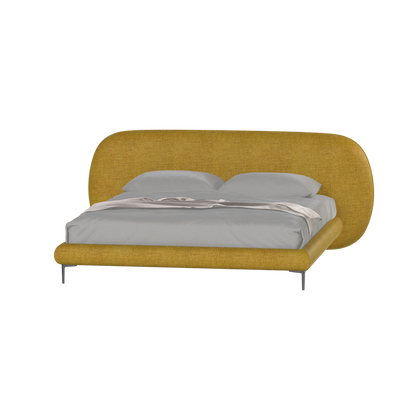 Bolzano Upholstered Bed with Curved Headboard