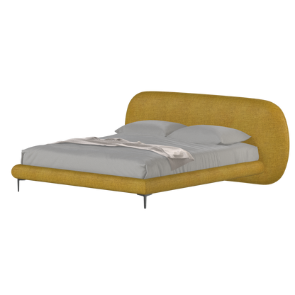 Bolzano Upholstered Bed with Curved Headboard