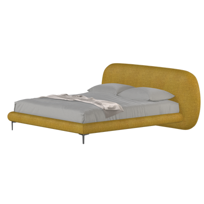 Bolzano Upholstered Bed with Curved Headboard