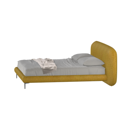 Bolzano Upholstered Bed with Curved Headboard
