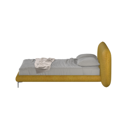 Bolzano Upholstered Bed with Curved Headboard
