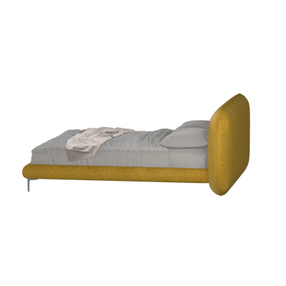 Bolzano Upholstered Bed with Curved Headboard