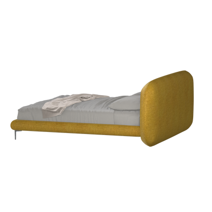 Bolzano Upholstered Bed with Curved Headboard