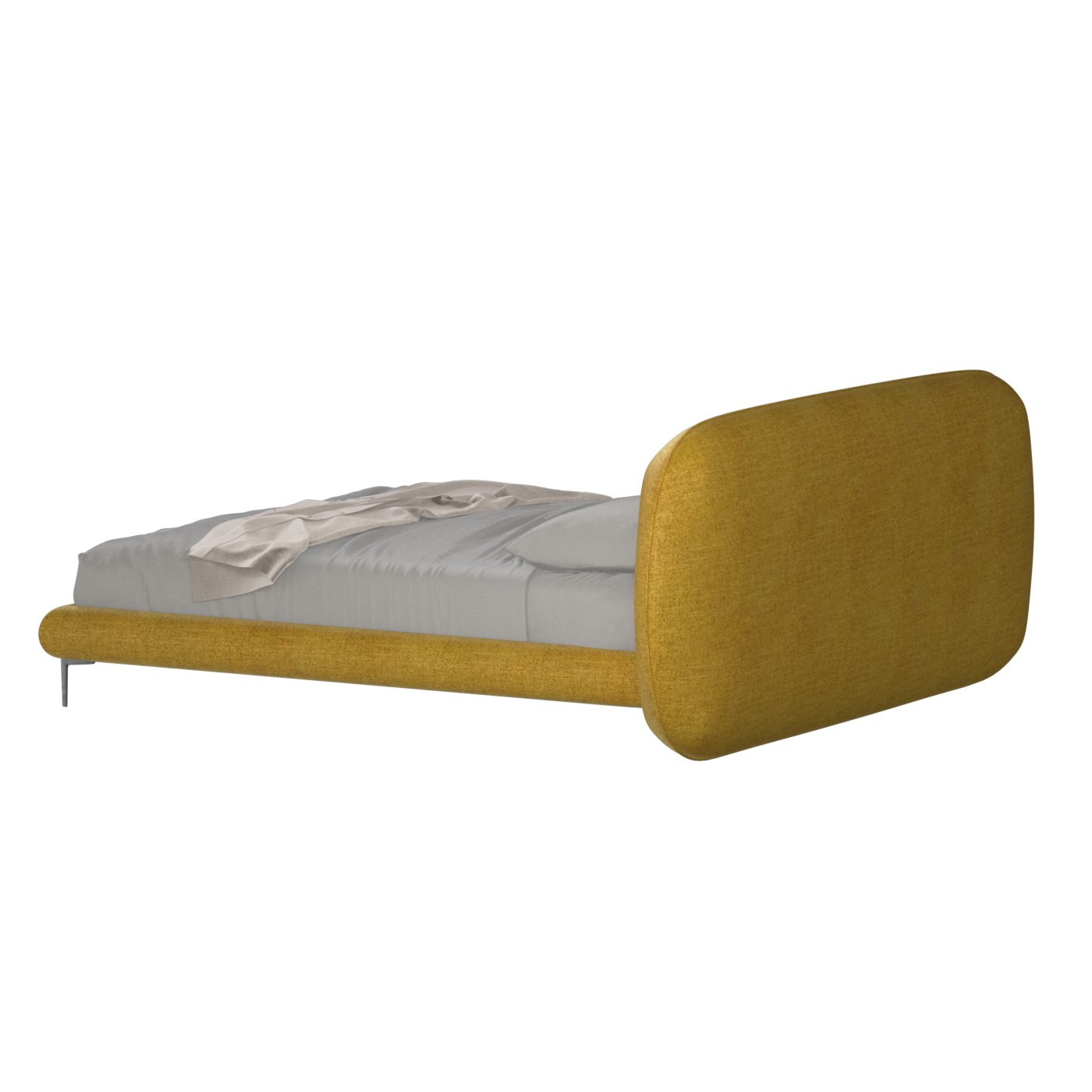 Bolzano Upholstered Bed with Curved Headboard
