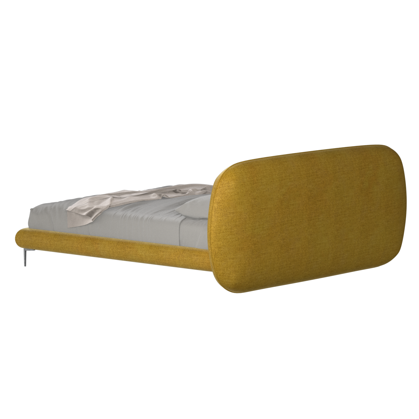 Bolzano Upholstered Bed with Curved Headboard