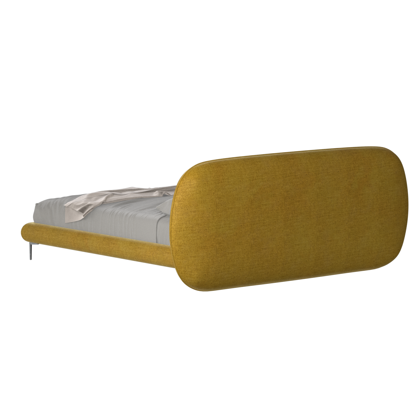 Bolzano Upholstered Bed with Curved Headboard