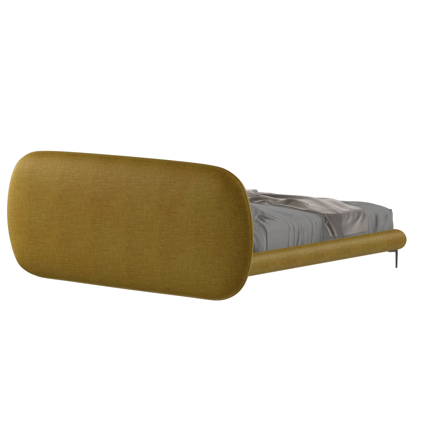 Bolzano Upholstered Bed with Curved Headboard