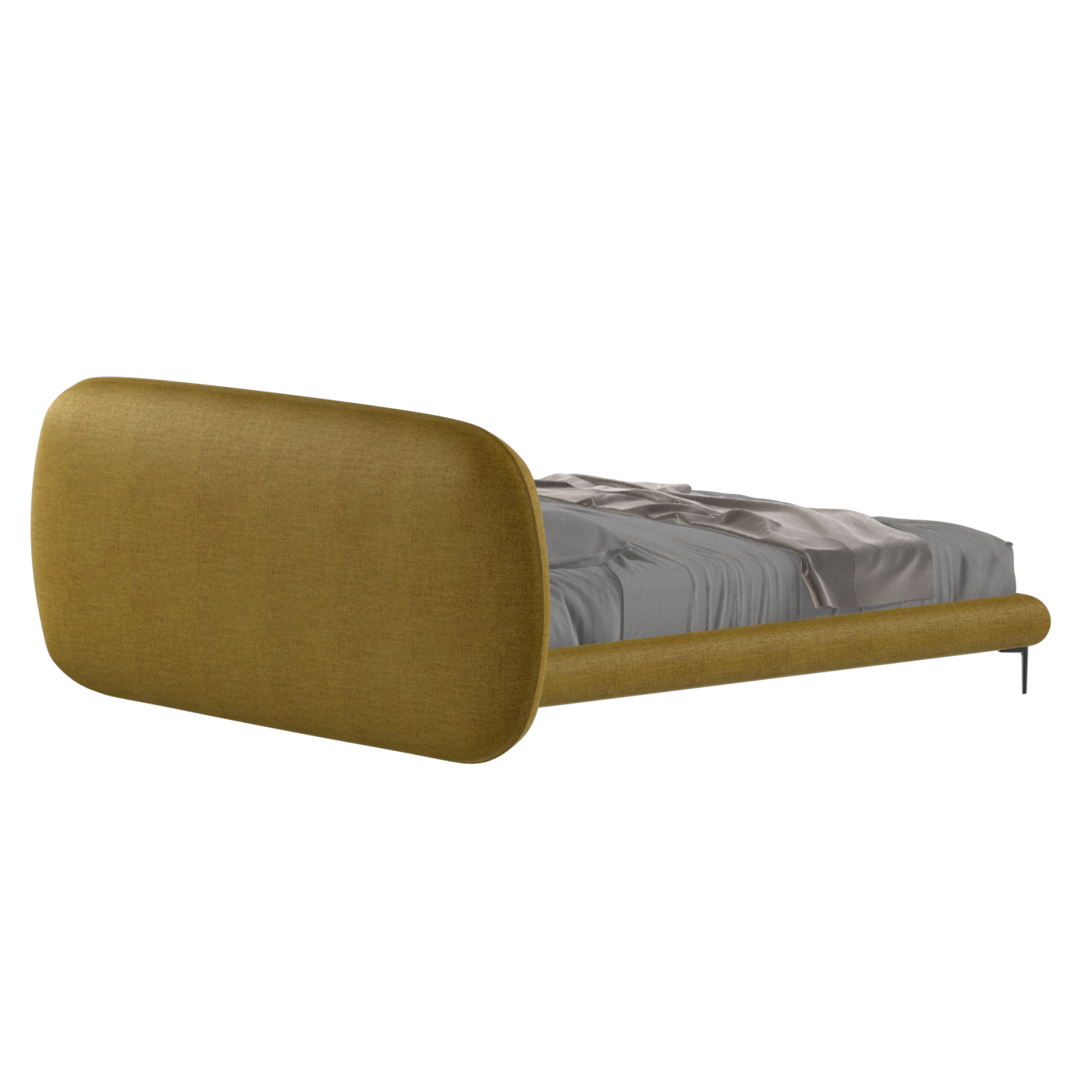 Bolzano Upholstered Bed with Curved Headboard