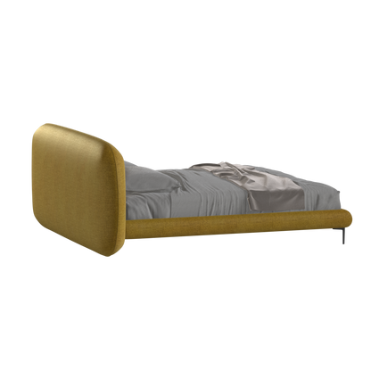 Bolzano Upholstered Bed with Curved Headboard