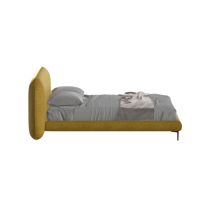 Bolzano Upholstered Bed with Curved Headboard