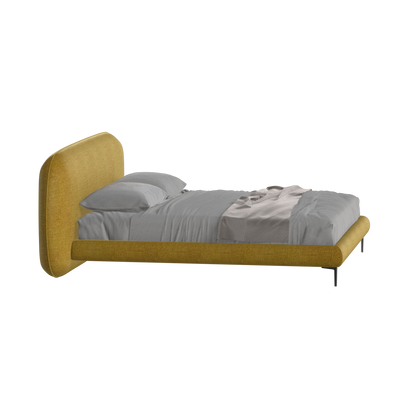 Bolzano Upholstered Bed with Curved Headboard