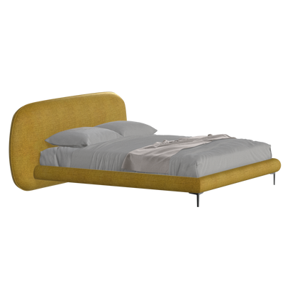 Bolzano Upholstered Bed with Curved Headboard