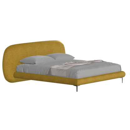 Bolzano Upholstered Bed with Curved Headboard