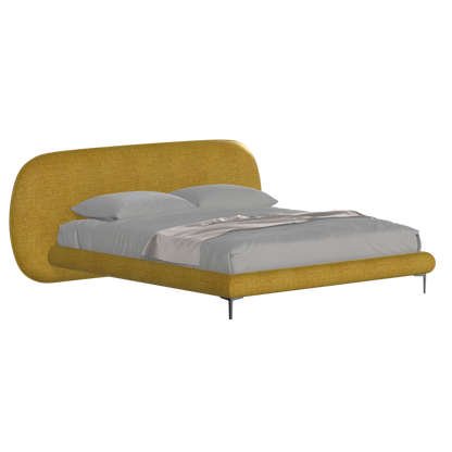 Bolzano Upholstered Bed with Curved Headboard