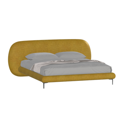 Bolzano Upholstered Bed with Curved Headboard