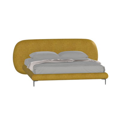 Bolzano Upholstered Bed with Curved Headboard