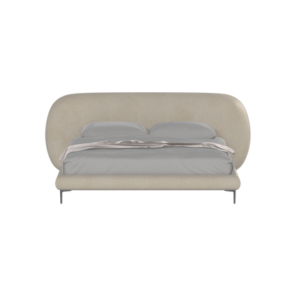 Bolzano Upholstered Bed with Curved Headboard