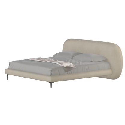 Bolzano Upholstered Bed with Curved Headboard