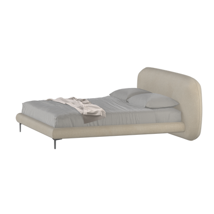 Bolzano Upholstered Bed with Curved Headboard