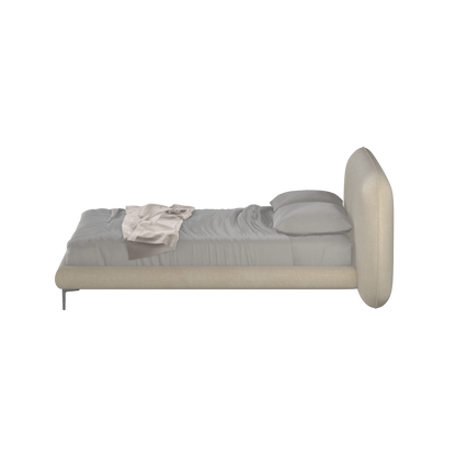 Bolzano Upholstered Bed with Curved Headboard