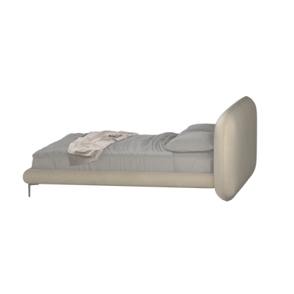 Bolzano Upholstered Bed with Curved Headboard