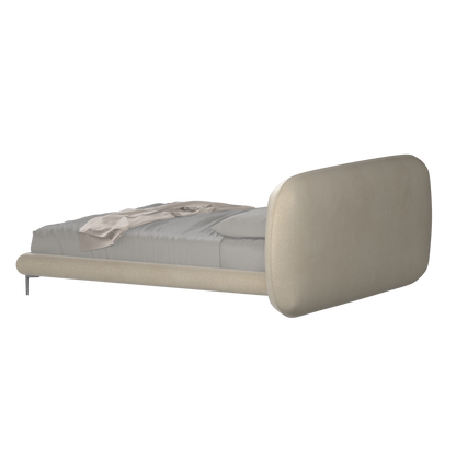 Bolzano Upholstered Bed with Curved Headboard