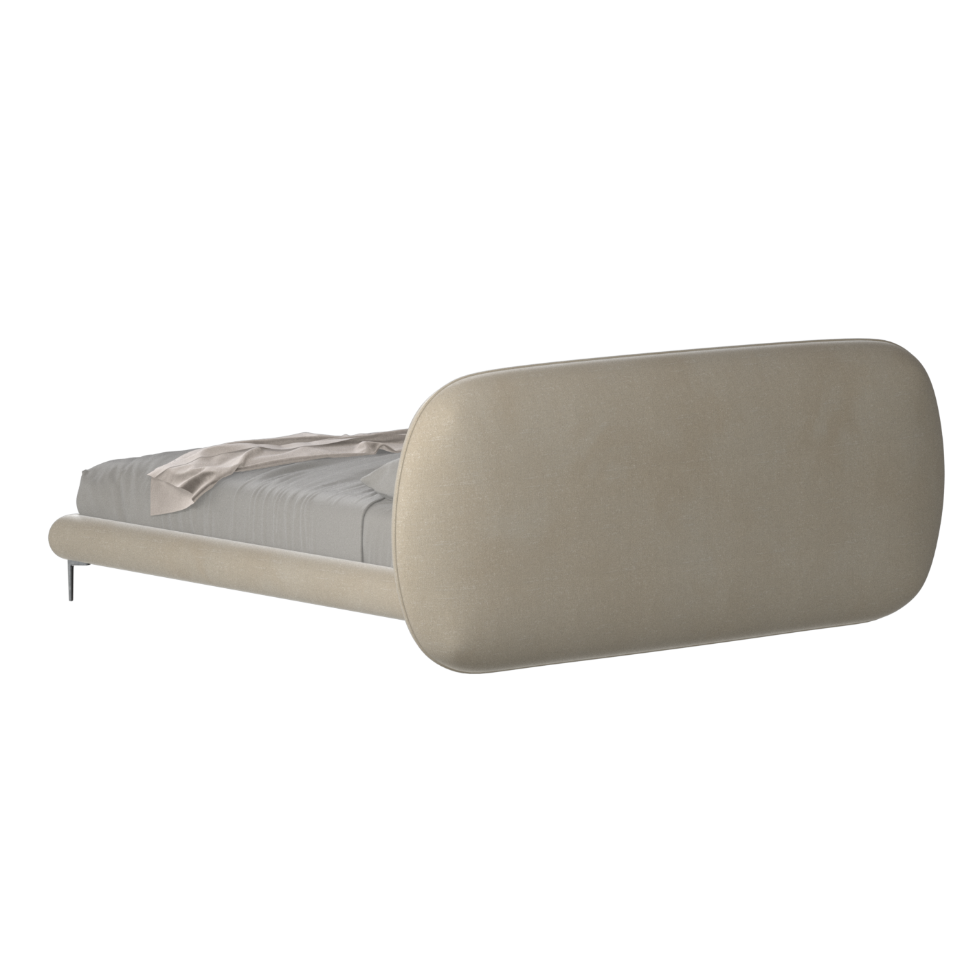 Bolzano Upholstered Bed with Curved Headboard