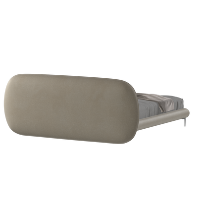 Bolzano Upholstered Bed with Curved Headboard
