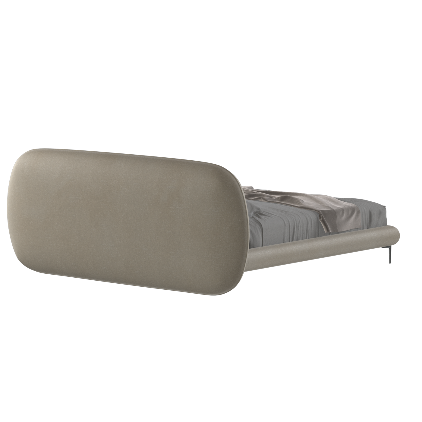 Bolzano Upholstered Bed with Curved Headboard