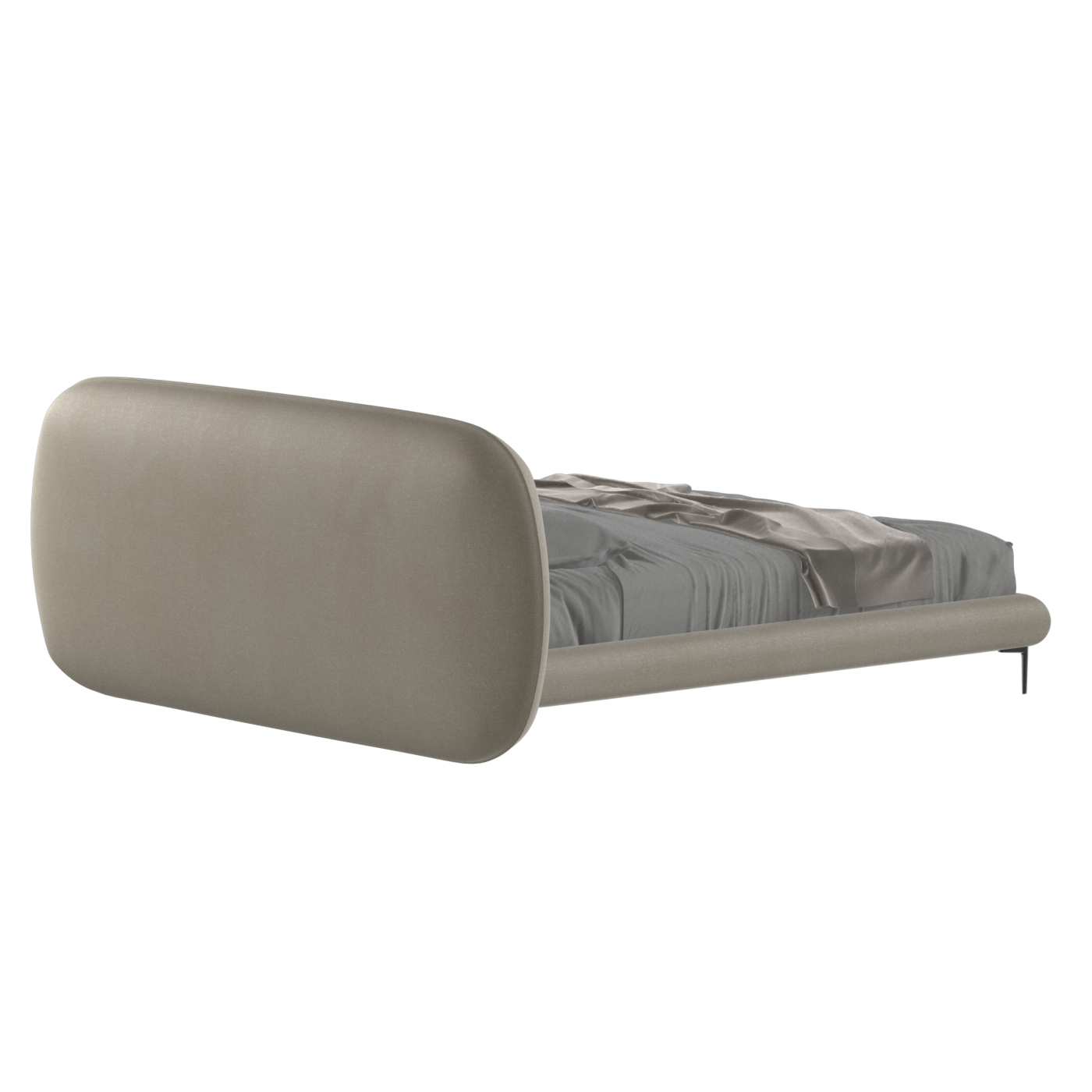 Bolzano Upholstered Bed with Curved Headboard