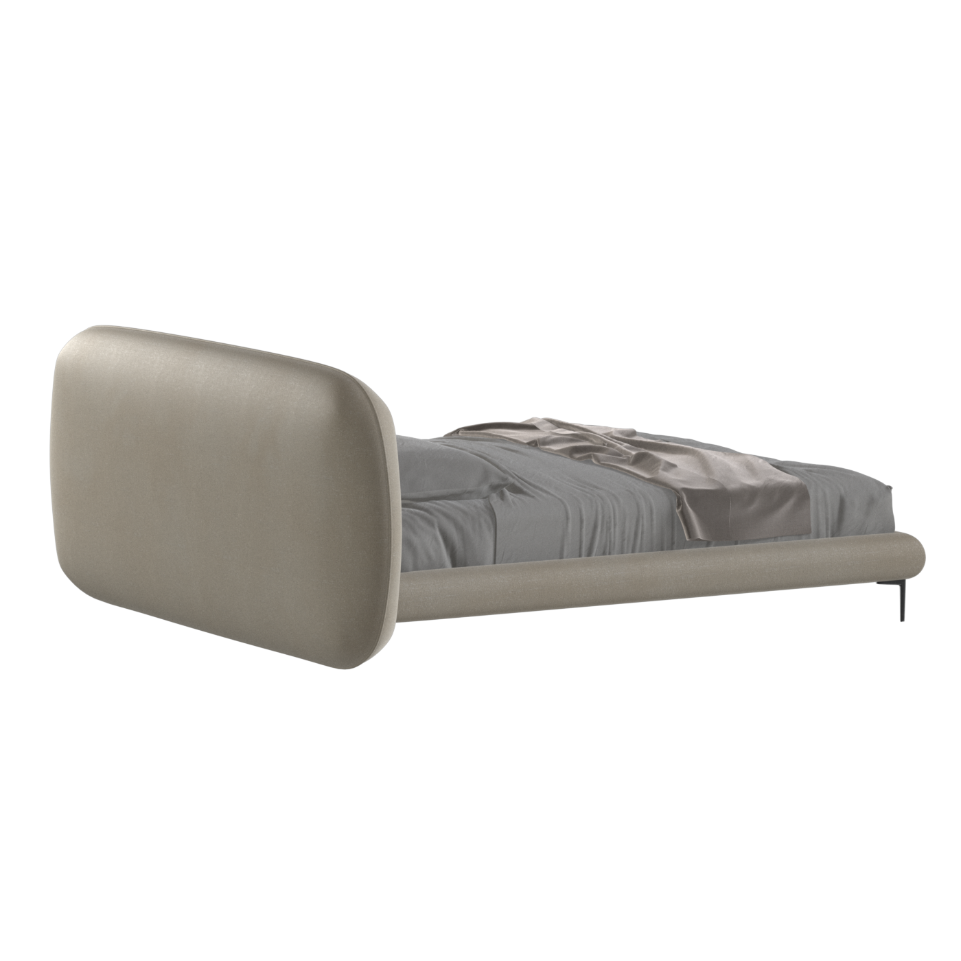 Bolzano Upholstered Bed with Curved Headboard