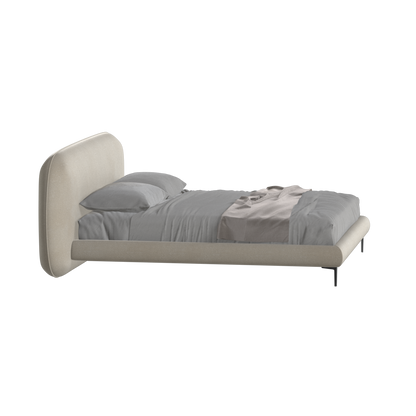 Bolzano Upholstered Bed with Curved Headboard
