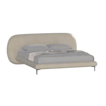 Bolzano Upholstered Bed with Curved Headboard