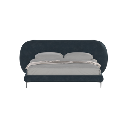 Bolzano Upholstered Bed with Curved Headboard