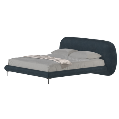 Bolzano Upholstered Bed with Curved Headboard