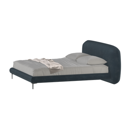 Bolzano Upholstered Bed with Curved Headboard