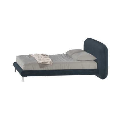 Bolzano Upholstered Bed with Curved Headboard
