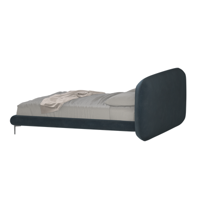 Bolzano Upholstered Bed with Curved Headboard