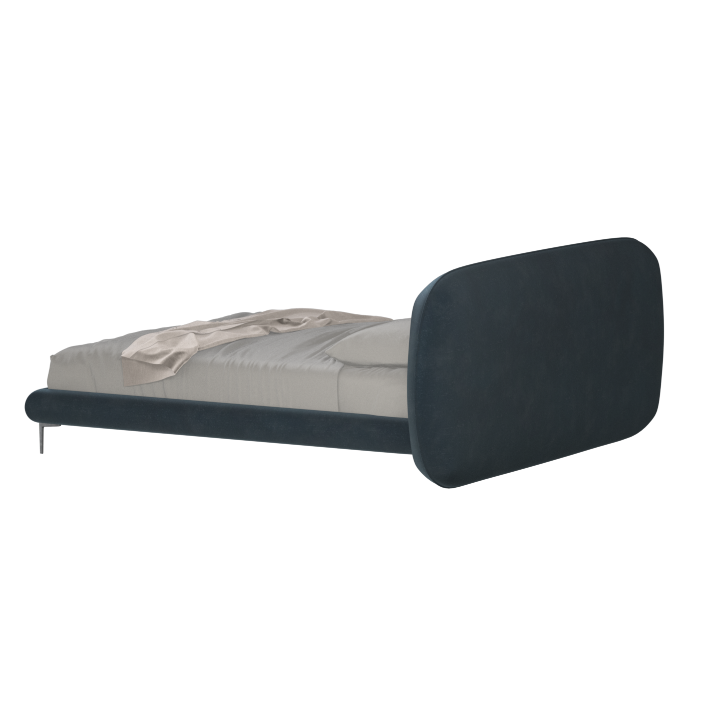 Bolzano Upholstered Bed with Curved Headboard