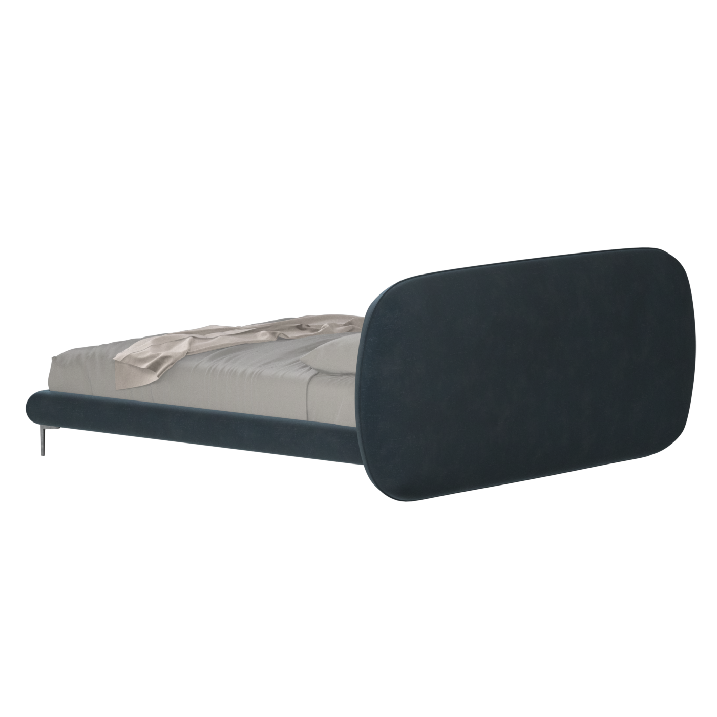 Bolzano Upholstered Bed with Curved Headboard