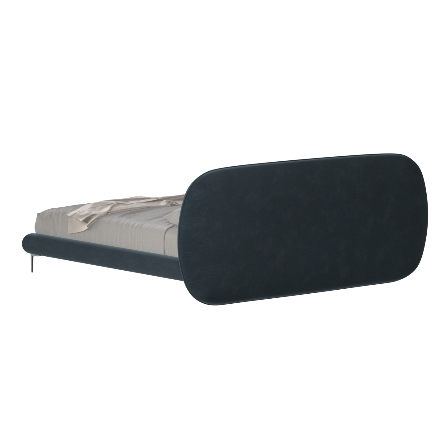 Bolzano Upholstered Bed with Curved Headboard