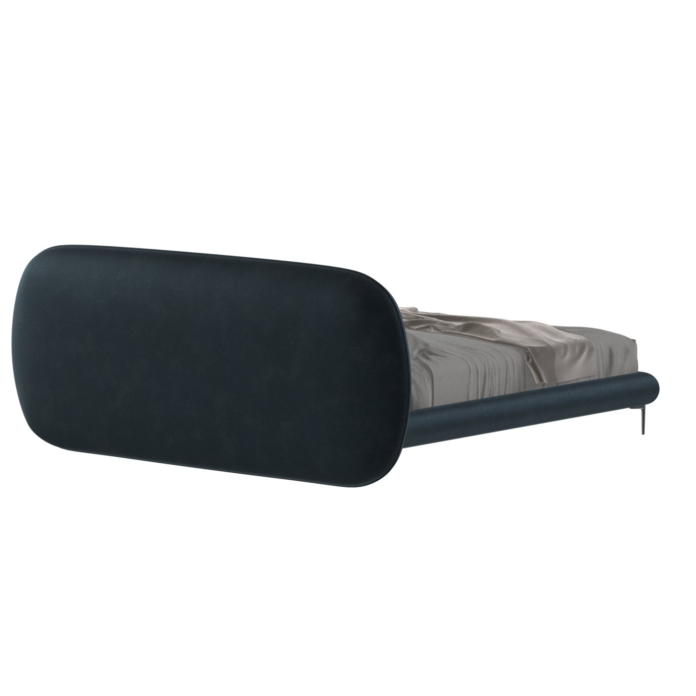 Bolzano Upholstered Bed with Curved Headboard