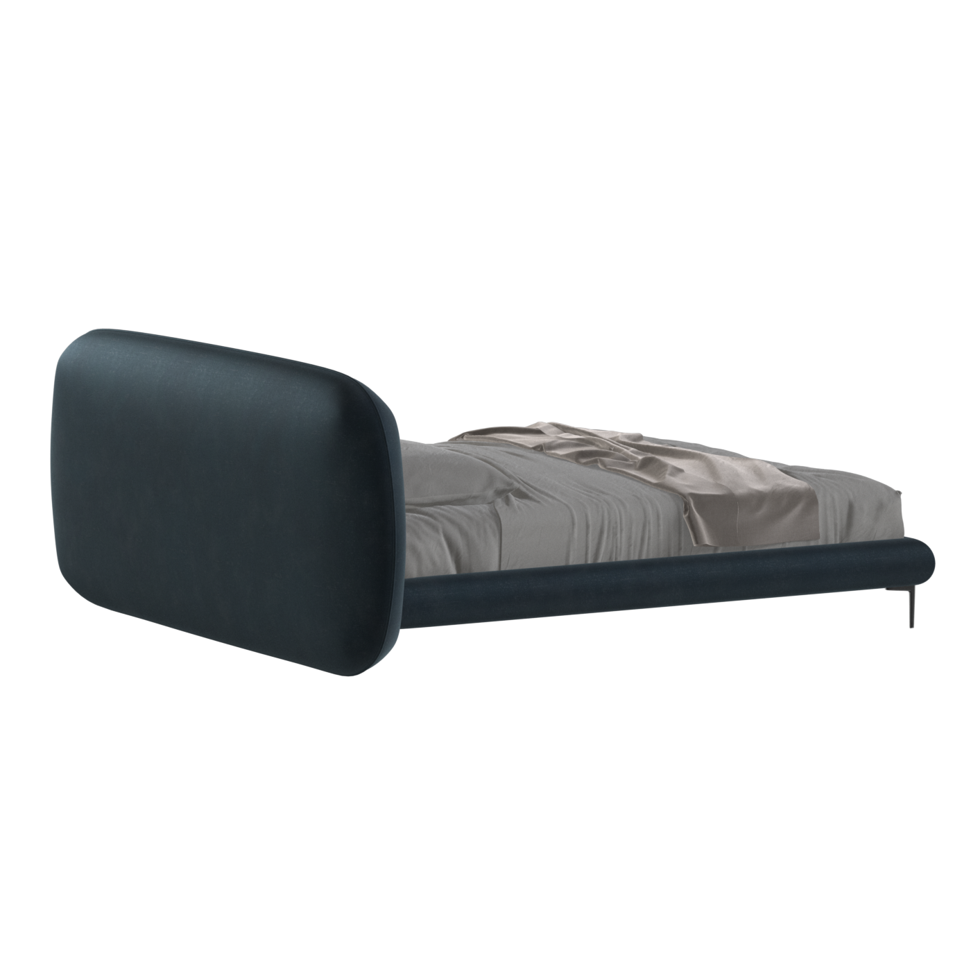 Bolzano Upholstered Bed with Curved Headboard