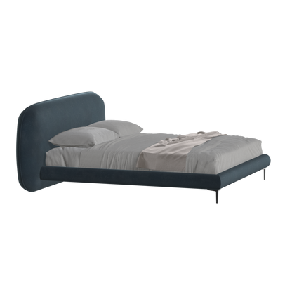 Bolzano Upholstered Bed with Curved Headboard