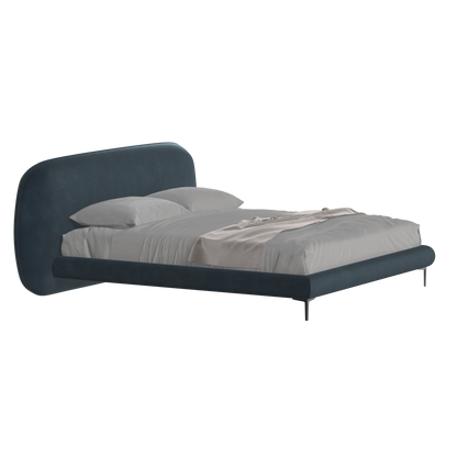 Bolzano Upholstered Bed with Curved Headboard
