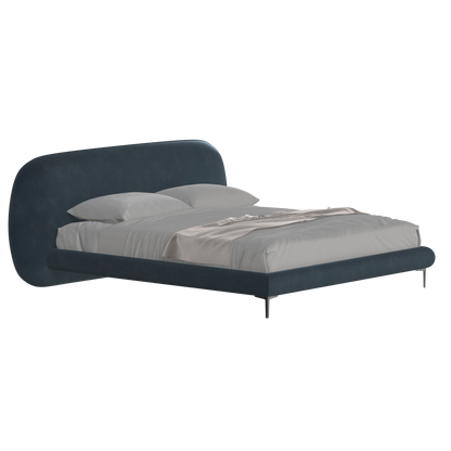 Bolzano Upholstered Bed with Curved Headboard