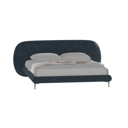 Bolzano Upholstered Bed with Curved Headboard