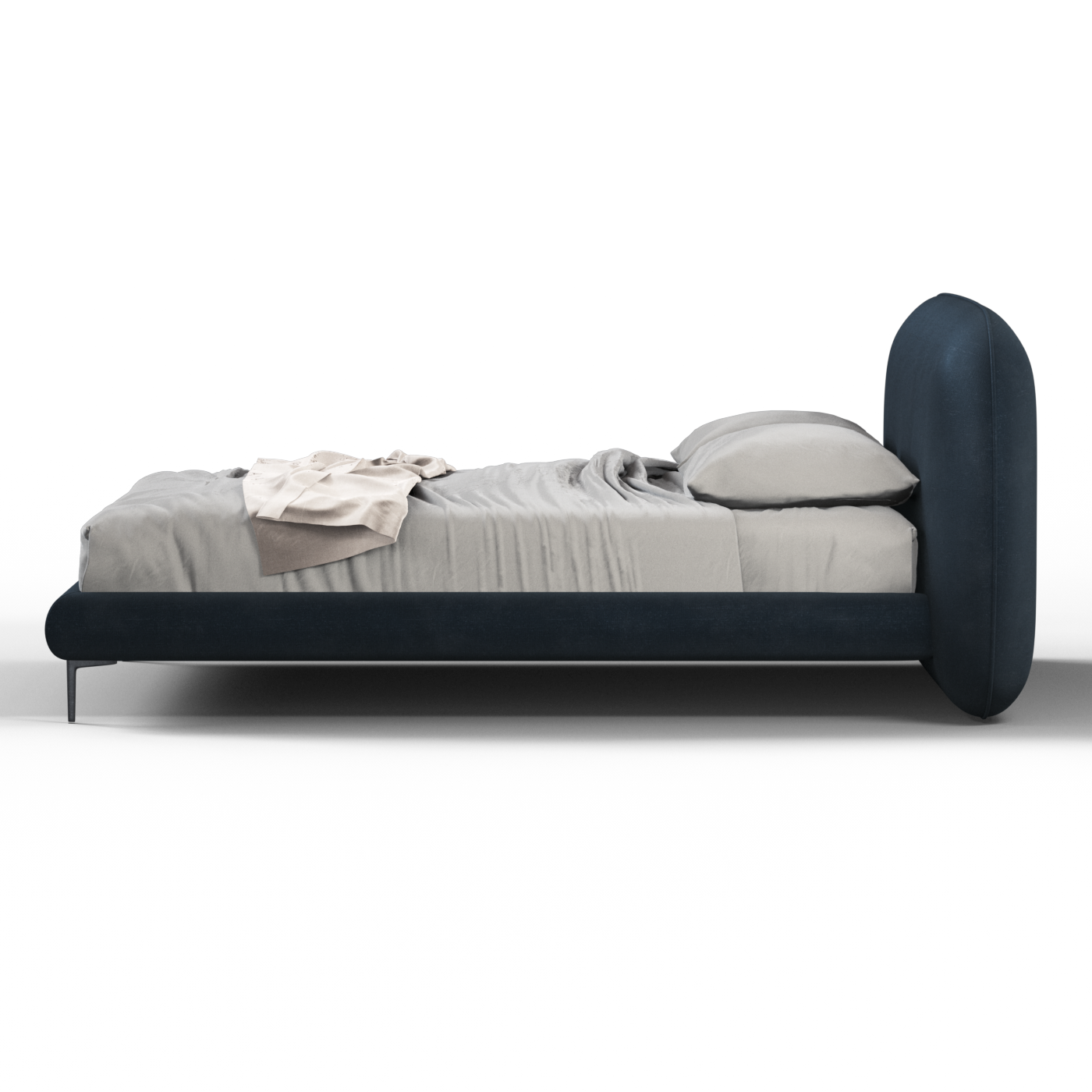 Bolzano Upholstered Bed with Curved Headboard
