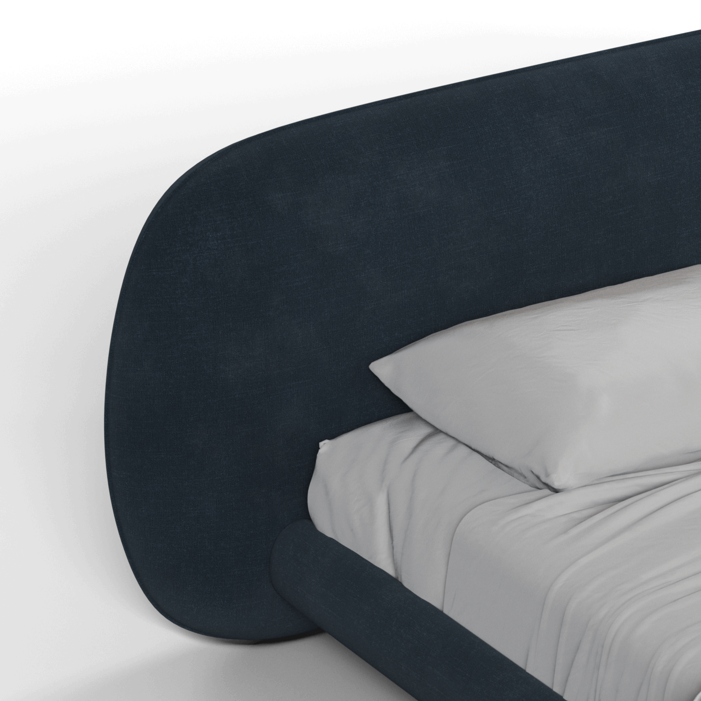 Bolzano Upholstered Bed with Curved Headboard