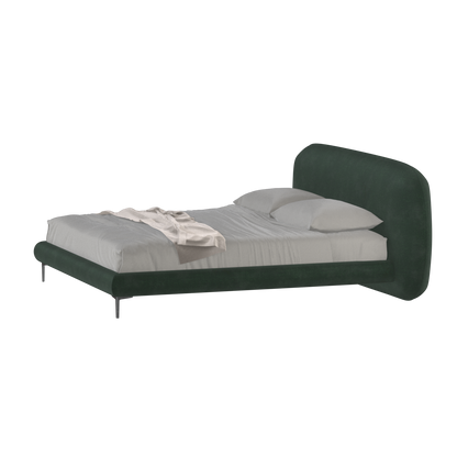 Bolzano Upholstered Bed with Curved Headboard